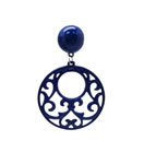 Flamenco Earrings in Openwork Plastic. Blue 2.479€ #502823472AZLN
